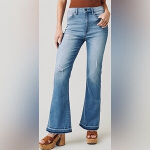 Classic Light Blue Flare Jeans
